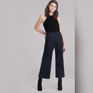 YogaJeans Wide Leg Crop Jeans